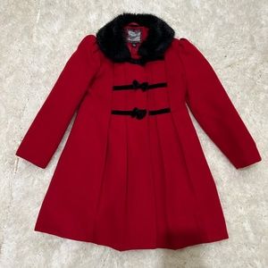 Red Rothchild Coat size 6 ( Used)